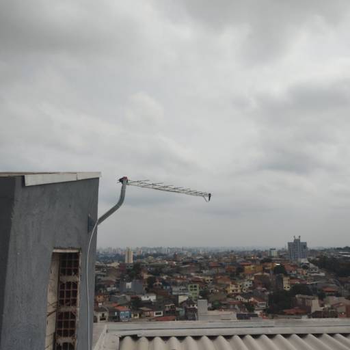 Antena proeletronic 38 elementos instalada para dois pontos no bairro Parque Oratório em Santo André em 05/08/2025