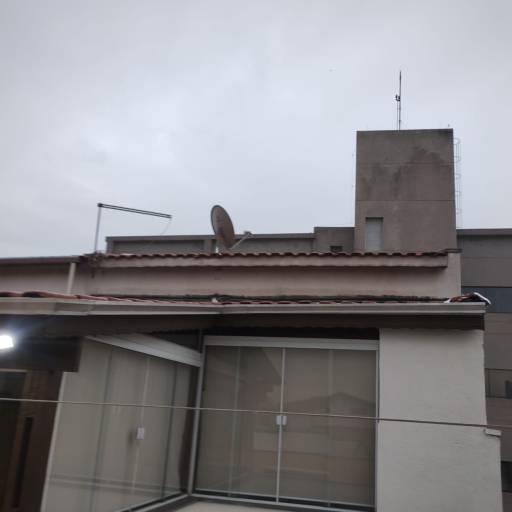 Antena parabólica banda Ku StarOne C2 70w instalada para dois pontos com receptores Vicencis vx10 no bairro Vila Leopoldina Santo André em 08/08/2025