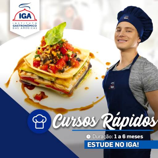 Comprar o produto de Cursos rápidos  em Gastronomia pela empresa IGA - Instituto Gastronômico das Américas  em Jundiaí, SP por Solutudo