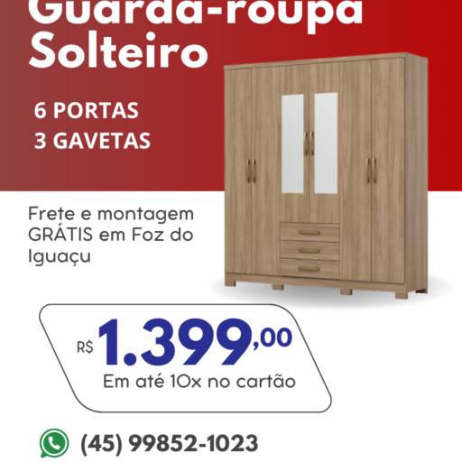 Guarda-roupa Solteiro 