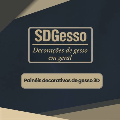Painéis decorativos de gesso 3D em Itapetininga