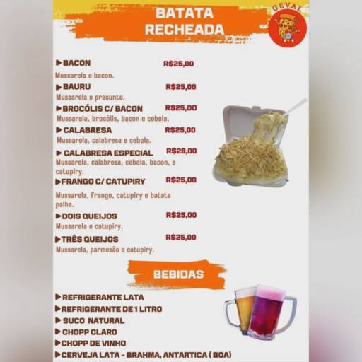 Confira Nosso Cardápio!! por Geval a Deliciosa Pizza da Feira