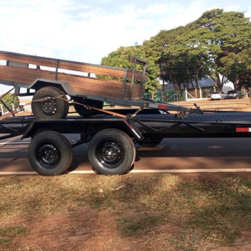 Reboque Plataforma Basculante para Transporte de Camionete – MulttiCar Reboques em Campo Grande, MS por MulttiCar Reboques