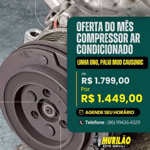 Compressor de ar-condicionado automotivo em Teresina