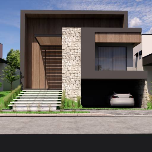 Residência Unifamiliar | Residencial Spazio Verde - Botucatu SP por Afonso Oliveira   |  Arquitetura e  Interiores