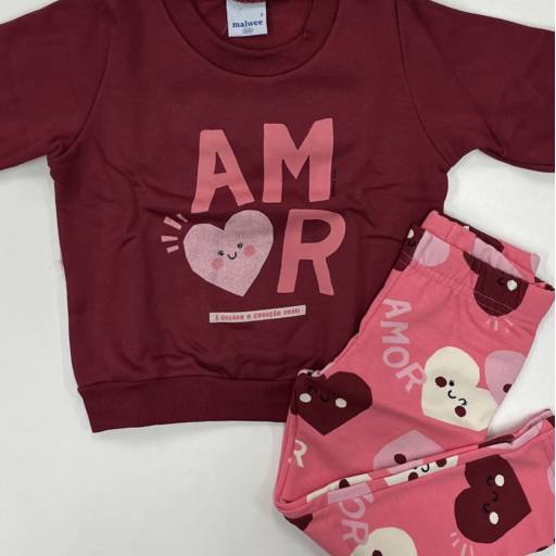 Conjunto moletom infantil Malwee