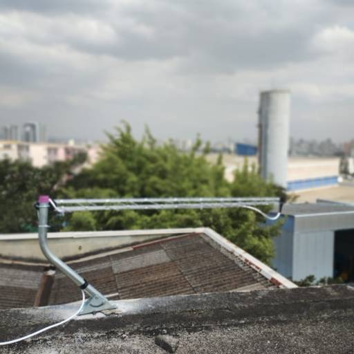 Antena Proeletronic 38 elementos instalada para três pontos no bairro Alzira Franco Santo André em 09/09/2025 por Luiz Carlos Antenista