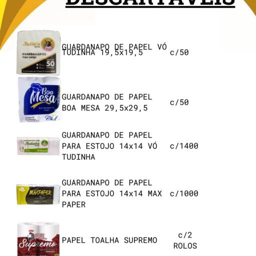 Descartáveis  por PAC Embalagens e Descartáveis Descartáveis  por PAC Embalagens e Descartáveis