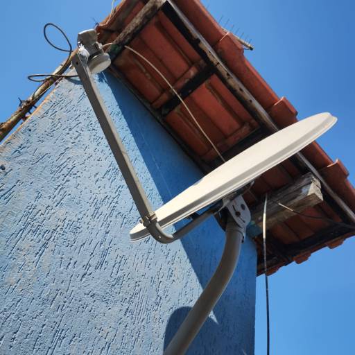 Antena parabólica banda Ku StarOne C2 70w instalada para um ponto com receptor Vivensis x 10 monoponto no bairro Alzira Franco Santo André em 10/09/2025 por Luiz Carlos Antenista