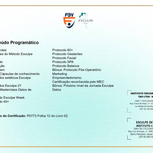 Método Esculpe Detox – Massoterapia em Avaré por Massoterapia Andressa Lima