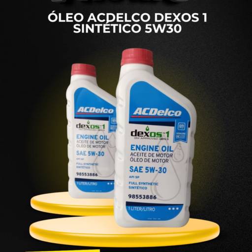 Óleo ACDelco Dexos 1 Sintético 5W30 – R$ 55,00 o litro