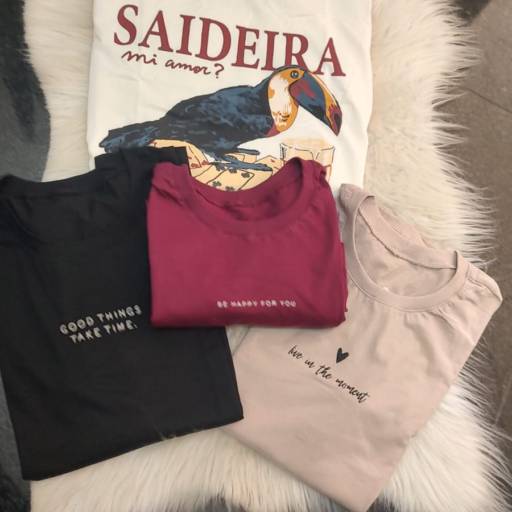 T-shirt Algodão P ao GG – Essencial e Confortável em São Manuel por Sivest