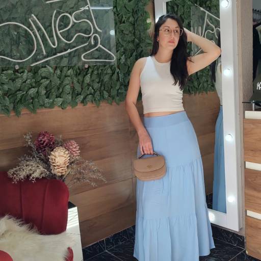 Saia Longa Três Marias Tam Único – Movimento e Leveza em São Manuel por Sivest