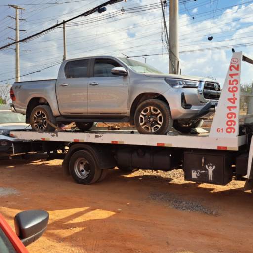 Transporte de carro apreendido de Samambaia para Taguatinga com segurança por Marquinho Guincho