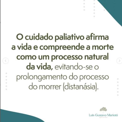 Cuidado Paliativo por Dr. Luis Gustavo L. Mariotti