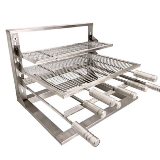 Grill Suspenso para Braseiro 60x40 – Grelha Uruguaia