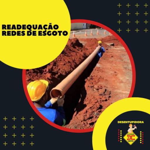 Readequação de redes de esgoto