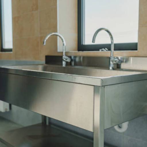 Lavatórios em Aço Inox em Contagem – Higiene, Resistência e Design Profissional por Nobre Metais Estruturas - Corrimão e Guarda-Corpo em Inox