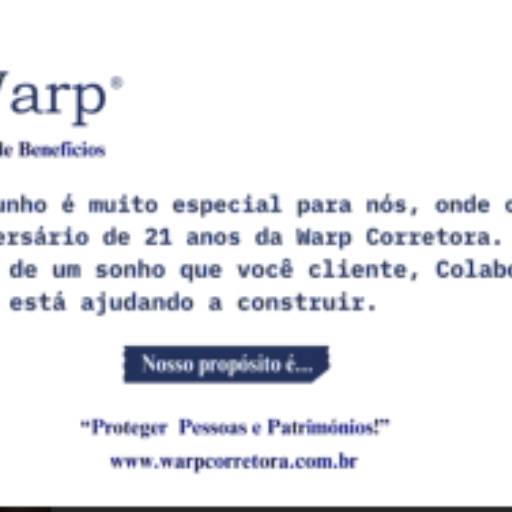 21 Anos Protegendo Pessoas e Patrimônios em Vargem Grande Paulista-SP por Warp Corretora de Seguros