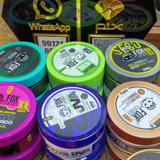 Gel para Cabelo e Produtos Fox For Men – Barbearias em São Manuel