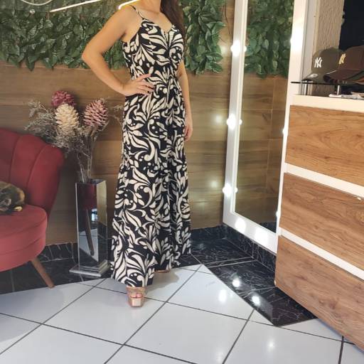 Vestido Longo em São Manuel – Tamanho Único Veste até G por R$110,00 por Sivest