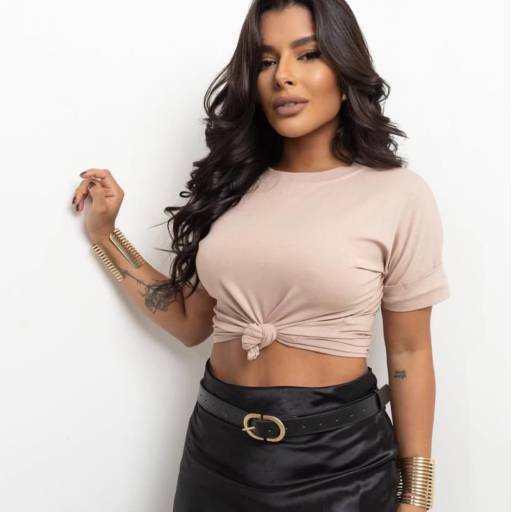 Blusa Viscolycra tamanho único veste até G - São Manuel, SP por Sivest