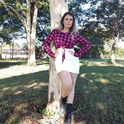 Chamise Cropped Vermelho – Estilo e Leveza em São Manuel