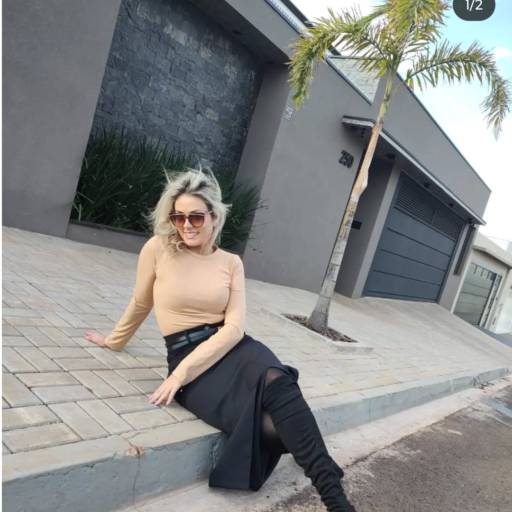 Saia Alfaiataria Preta P ao GG – Elegância em São Manuel