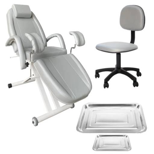 Maca Mecânica para Ginecologia – Brinde: 2 Bandejas de Inox