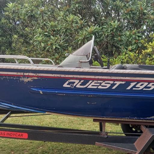 Lancha Metalglass Quest 195 por Guia de Pesca Esportiva 