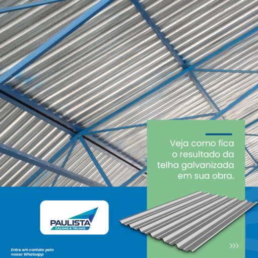 Telhas Galvanizadas - Eficiência e Estilo para seu Telhado em Lençóis Paulista em Lençóis Paulista, SP por Paulista Calhas e Telhas