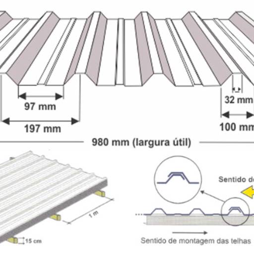 Telhas Galvanizadas - Eficiência e Estilo para seu Telhado em Lençóis Paulista em Lençóis Paulista, SP por Paulista Calhas e Telhas