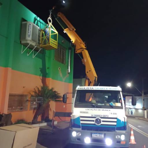 Locação de Munck - Solução Eficiente para Sua Obra em Lençóis Paulista em Lençóis Paulista, SP por Paulista Calhas e Telhas
