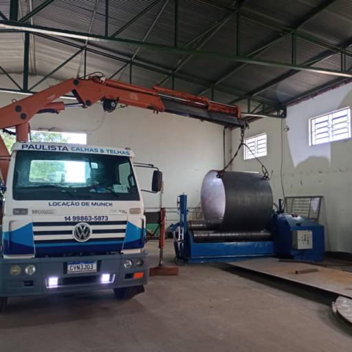 Locação de Munck - Solução Eficiente para Sua Obra em Lençóis Paulista em Lençóis Paulista, SP por Paulista Calhas e Telhas