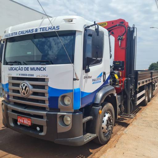 Locação de Munck - Solução Eficiente para Sua Obra em Lençóis Paulista