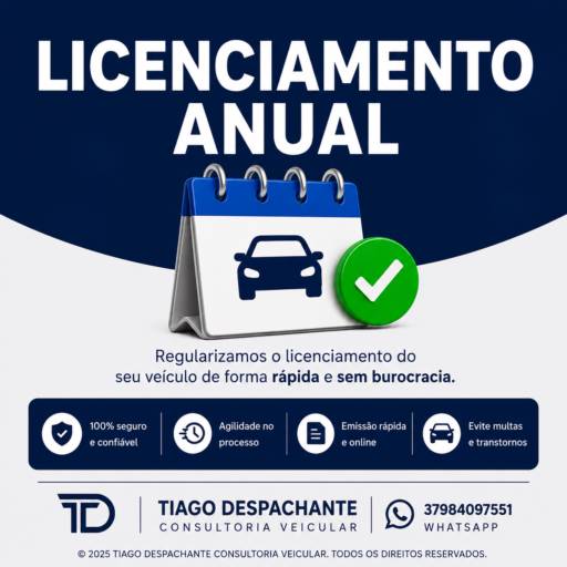 Licenciamento Anual em Pará de Minas MG