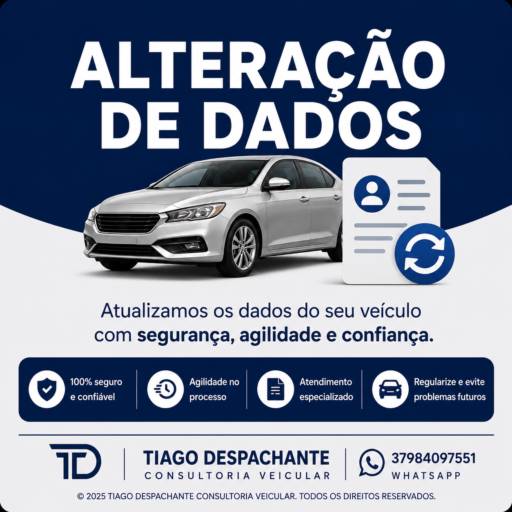 Alteração de Dados no Documento - Agilidade e Segurança em Pará de Minas