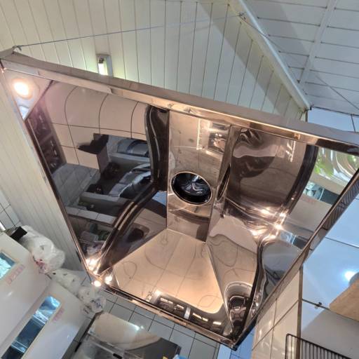 Coifa em Inox Desenvolvida para o Pesqueiro Peixe Loko – Projeto Personalizado em Agudos por MW Inox Fabricação e Polimento Industrial