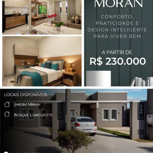 Empreendimento Moran em Santa Cruz do Rio Pardo - Viva com mais conforto e praticidade