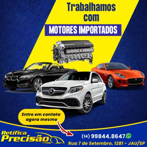 Retífica de Motores Importados com Alta Precisão em Jaú, SP