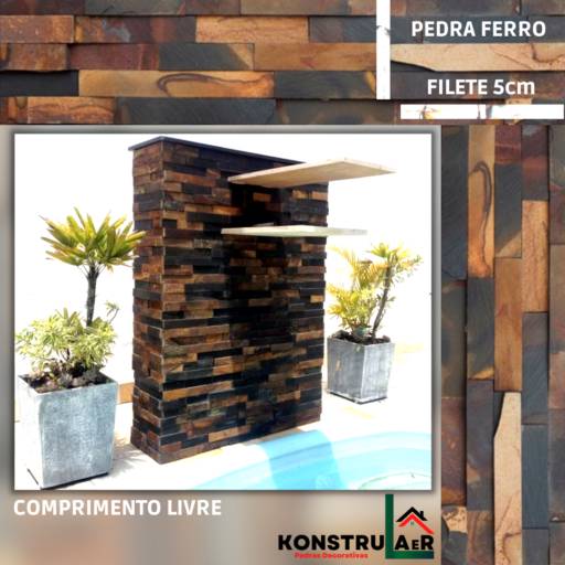 Pedra Ferro em Ourinhos, SP por Konstrulaer Pedras Decorativas