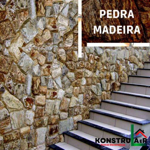 Pedra Madeira em Ourinhos, SP por Konstrulaer Pedras Decorativas