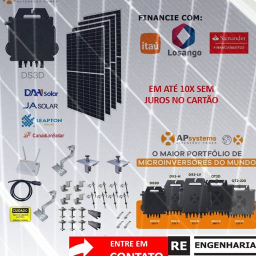 Kit de Energia Solar com Alta Eficiência em Marília - SP