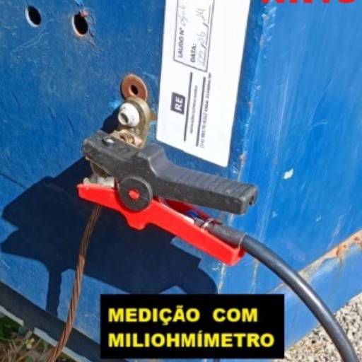Medição de Continuidade de Aterramento do Container - Atendimento a NR18