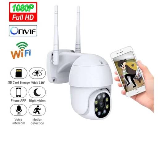 Câmera wi-fi 2MP Full HD, uso externo JL PROTEC por MS Seg Distribuidora Serviços e Manutenção