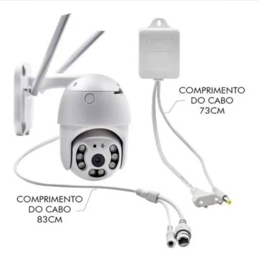 Câmera dome branca 720p por MS Seg Distribuidora Serviços e Manutenção