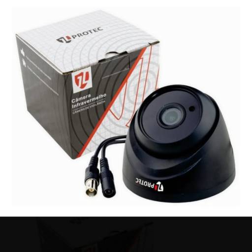 Câmera Dome Preta JL Protec por MS Seg Distribuidora Serviços e Manutenção