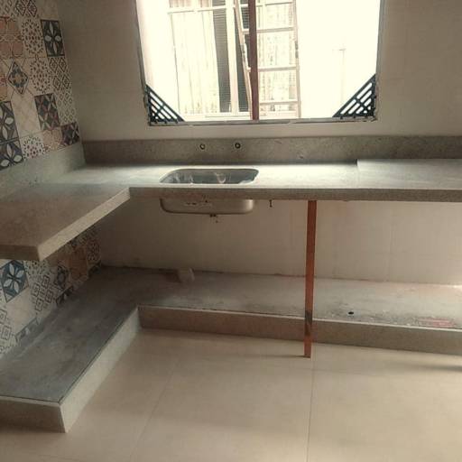 Pia e Balcão no Granito Branco Itaunas