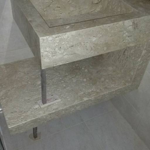 Lavatório Mármore Travertino em Tietê, SP por R.R Marmoraria