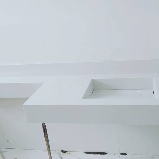 Lavatório Branco Prime por R.R Marmoraria